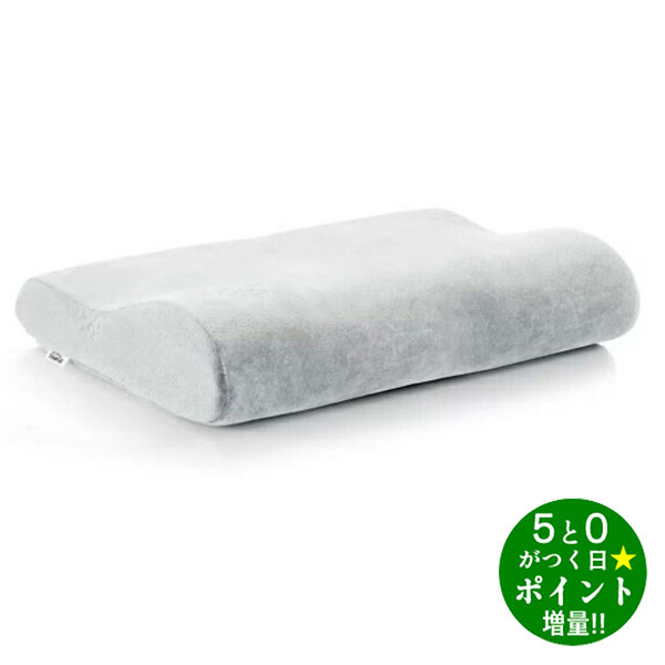 ◆新春ポイント増量祭！Dshopone限定1/1～1/5◆テンピュール 枕 低反発 かため Mサイズ オリジナルネックピロー アイスグレー TEMPUR【転送不可】