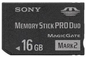 【10日24時間限定＼店内全品エントリーで最大P34倍／】SONY メモリースティック Pro Duo Mark2 16GB MS-MT16G