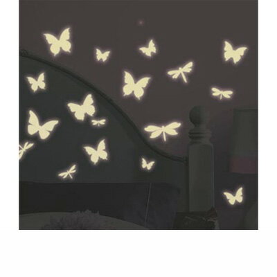 ▼ウォールステッカー バタフライ&ドラゴンフライ★Butterflies & Dragonflies ルームメイツ▼(RoomMates ルームメイツ 簡単 はがせる 楽しい 雰囲気) ▼ルームメイツ▼
