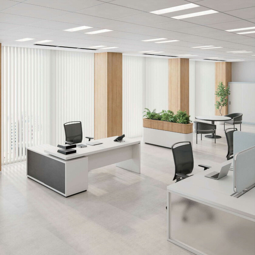 業務用タテ型ブラインド▼ソーラーV 標準NU 75mm巾ルーバー 片開き▼ニチベイ NBグラス A8902～8916抗菌 水拭き【製品幅2010～2500×製品高さ2010～2500mm】