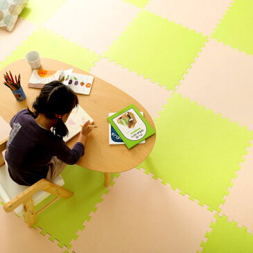 サイドパーツ付きジョイントマット 64枚セット(大判60cm)安心の低ホルムアルデヒド、防音、保温【Nobile-ノービレ-】