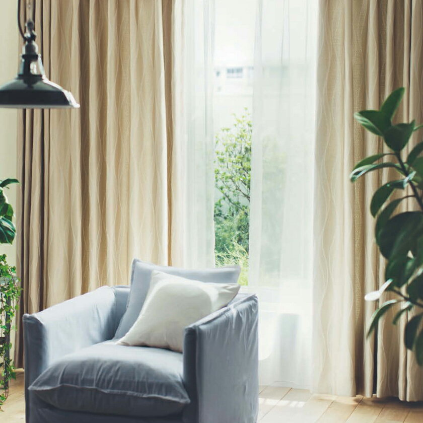 オーダーカーテン 医療 福祉 教育 施設向け▼Face コントラクト用カーテン スタンダード縫製 約1.5倍ヒダタテ使い▼スミノエ フェイス 遮光シリーズ E-6305～6308【カーテン幅81～200×カン下寸法261～280cm】