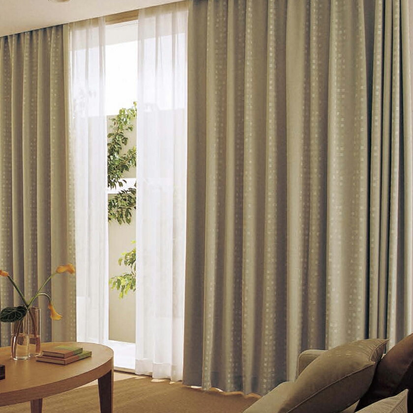 オーダーカーテン 医療 福祉 教育 施設向け▼Face コントラクト用カーテン スタンダード縫製 約2.0倍ヒダタテ使い▼スミノエ フェイス 遮光シリーズ E-6335～6338【カーテン幅226～300×カン下寸法141～160cm】