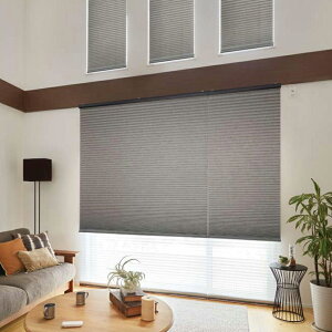 電動プリーツスクリーン▼ホームタコス フィーユ シングル▼タチカワブラインド無地 エーレ PS-3348〜3355 RFリモコン 赤外線リモコン 併用操作【製品幅160.5〜200.0×製品高さ221.0〜250.0cm】防炎