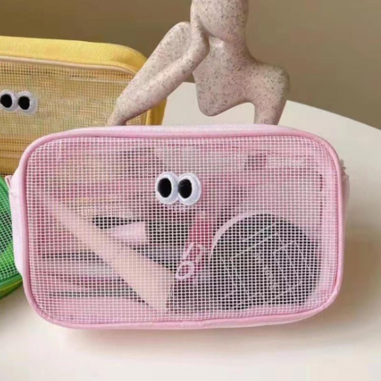 プールバッグ 小物入れ メッシュバッグ メッシュ 筆箱 コスメポーチ 旅行バッグ メッシュ ふでばこ コスメバッグ 男の子 女の子 マルチポーチ d-start-10001910 D-START楽天市場店 サンプル画像2