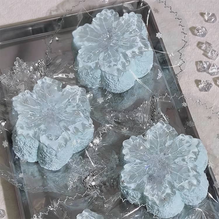 雪の結晶 ぷにぷにスクイーズ ストレス解消 スクイーズ 握る 癒しグッズ おもちゃ 低反発 おもちゃ ふわふわ もちもち 透明感 握って遊ぶ スクイーズ 低反発 子供 大人用 d-start-10009284 D-START楽天市場店 サンプル画像2