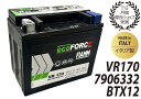 FIAMM フィアム ベンツ サブバッテリー エコフォース イタリア製 12V 10Ah 170CCA 7906332 BTX12 VR170 0009829208 補器 補助 スターター セカンド バッテリーエコフォース