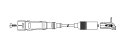 フォルクスワーゲン プラグコード BREMI製 N10050205 110/60