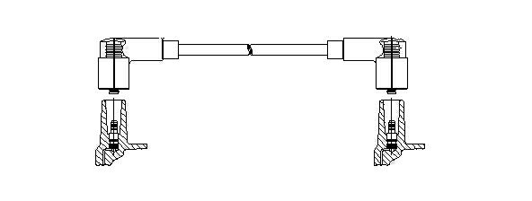 フォルクスワーゲン プラグコード BREMI製 N10052907 114/55