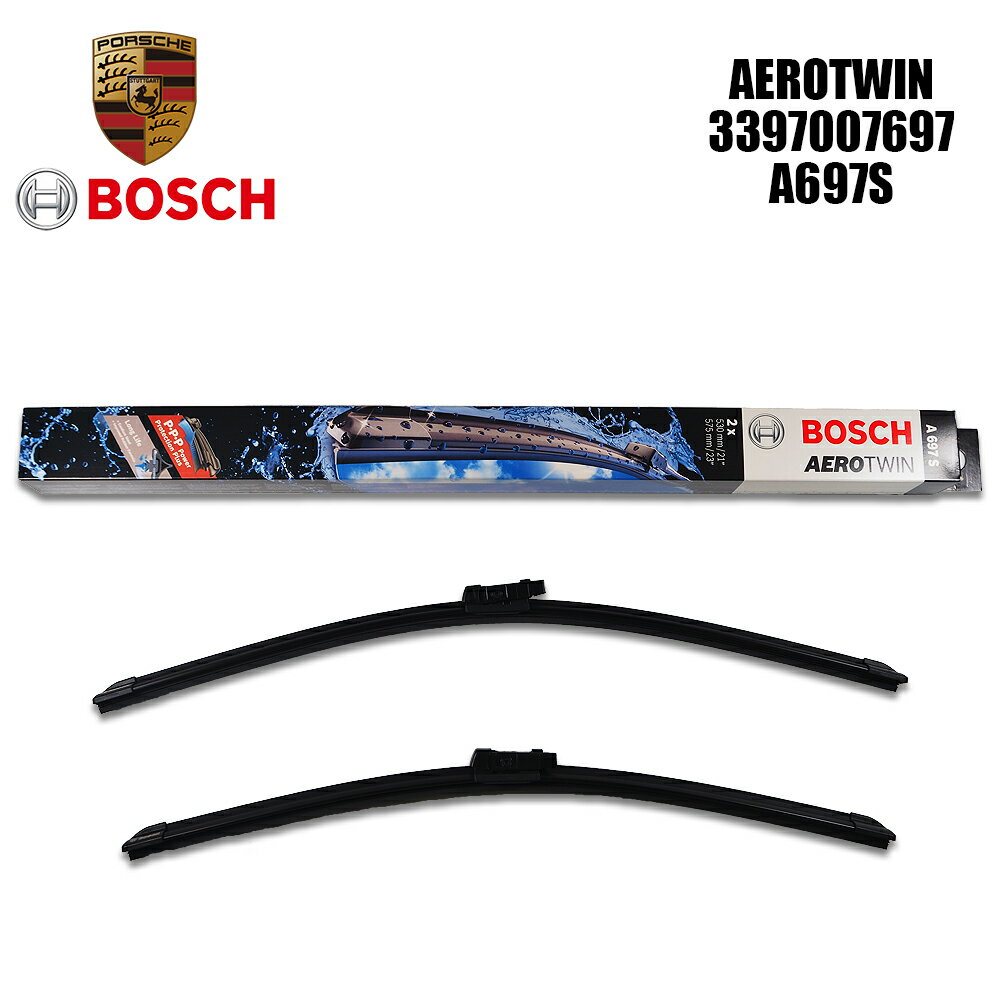 Porsche ポルシェ 優良品 BOSCH フロントワイパーブレードSET LHD 718 ケイマン Cayman 911 カイエン C..