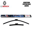 RENAULT フロントワイパーブレードSET 新品 BOSCH 288908912R 3397007869 A869S AEROTWIN エアロツイン