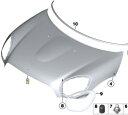 【9/1-10/1限定 全品P10倍(エントリー要)】BMW MINI ミニ 純正 フロントフード R60 R61 純正番号:41009805935