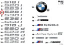 【8/4-11限定 全品P10倍(エントリー要)】BMW 528iエンブレム 純正品 新品 5シリーズ F10 51147219539