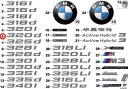 【8/4-11限定 全品P10倍(エントリー要)】BMW 320dエンブレム 純正品 新品 3シリーズ F31 51147289889