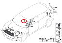 【9/1-10/1限定 全品P10倍(エントリー要)】BMW MINI(ビーエムダブリュー ミニ) AピラーカバーLH 純正品 新品 F54 51137344183