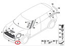 【9/1-10/1限定 全品P10倍(エントリー要)】BMW MINI(ビーエムダブリュー ミニ) ヘッドライトリムLH 純正品 新品 F54 51137351371