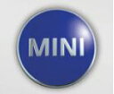 BMW MINI(ビーエムダブリュー ミニ)ホイールセンターキャップセット 青純正品 新品アクセサリー36132360947