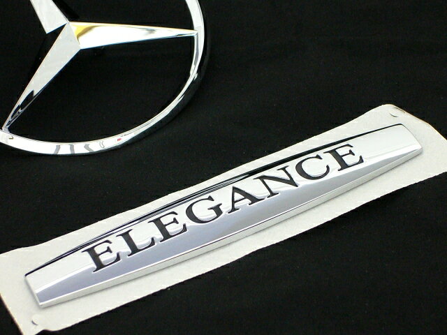 ベンツ　BENZ純正　「ELEGANCE」エンブレムMercedes-Benz(メルセデス・ベンツ)OE番号：2048172620