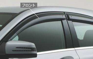 楽天D-STIMMER☆Mercedes-Benz純正アクセサリーサイドバイザーフロント左右セットAクラス（W176）用M1767202010MM