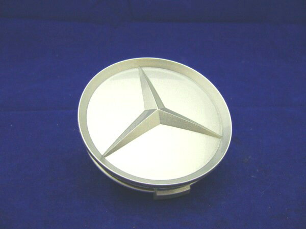 ベンツ　純正　ホイールセンターキャップ グロスシルバー（メッキ無しタイプ） for　MERCEDES BENZ W220・W221　Sクラス　/W215・W216　CLクラス　/R230　SLクラス　/W638・W639　Vクラスなど全般にOE番号：B66470203