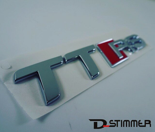 AUDI（アウディ）エンブレム”TTRS”（純正品・新品）AUDI/TTRS純正番号：8J0853735A2ZZ