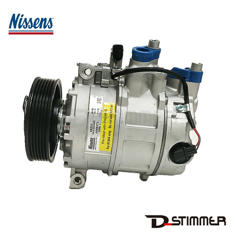樂天商城 - Volkswagen フォルクスワーゲン 社外品 NISSENS エアコンコンプレッサー 純正品番:8T0260805Q
