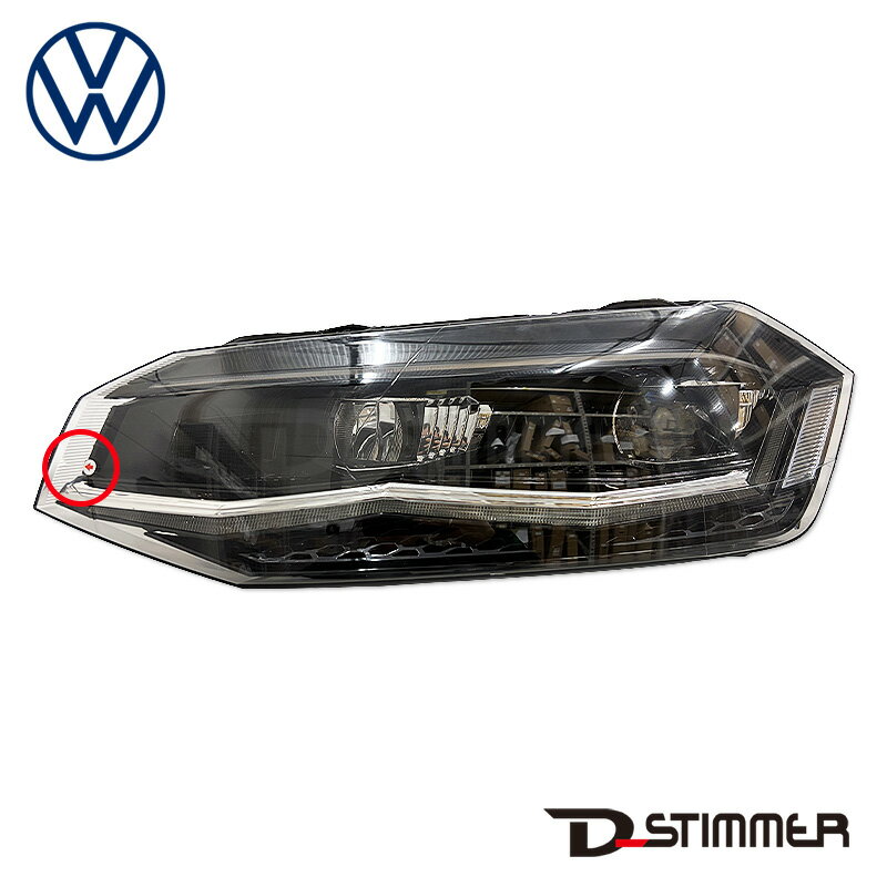 訳あり格安B品★ Volkswagen フォルクスワーゲン 純正品 ヘッドランプ 左側 Polo ポロ AW LED 2G2941773 日本仕様 左側通行用 ヘッドライト ヘットランプ 左 LH カー ライト