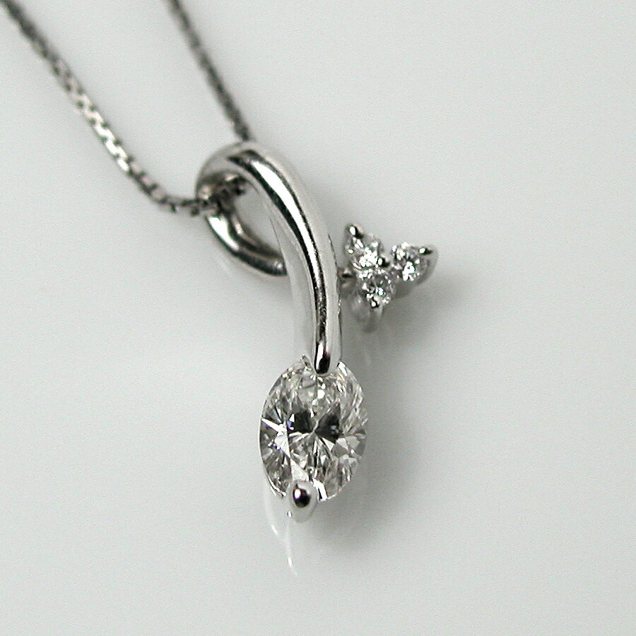 樂天商城 - 東京宝石科学アカデミー　鑑定書付　PTダイヤモンドPDN　0.462ct 0.05ct E-SI2