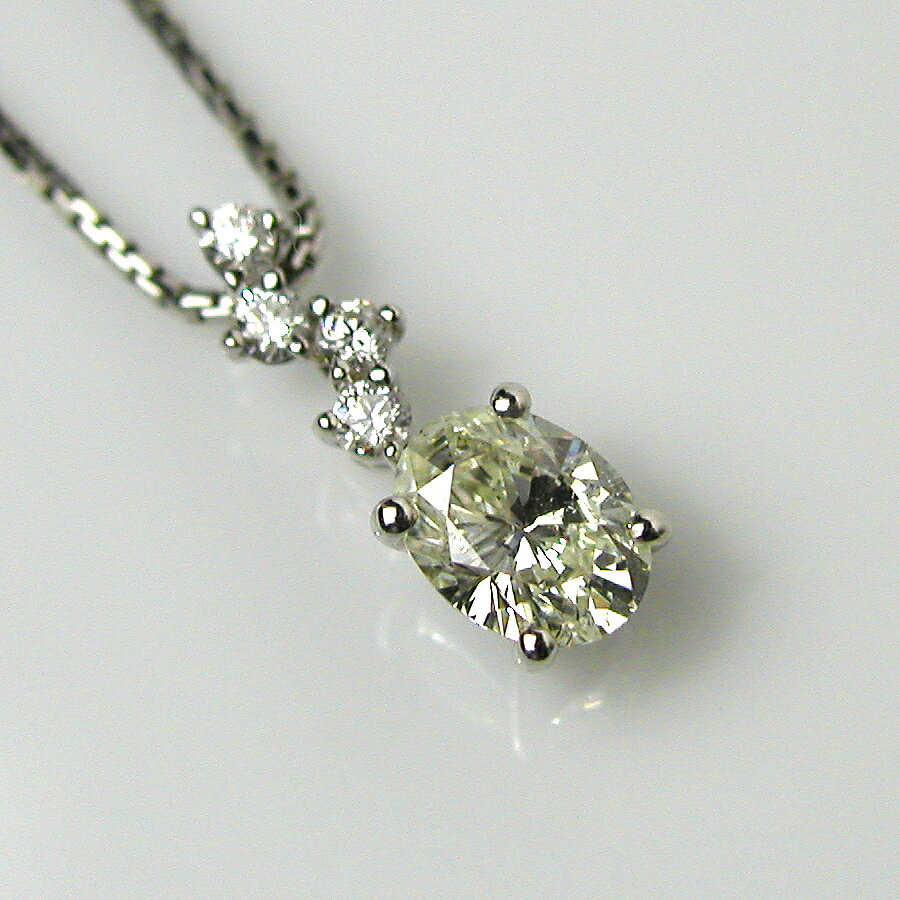 樂天商城 - 東京宝石科学アカデミー　鑑定書付　PTダイヤモンドPDN　1.103ct 0.16ct K-SI2