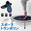 TVに紹介されました！スポーツトランポリン 【102cm】フィットネスシューズ付き 耐荷重110kg 折りたたみ 家庭用 ダイエット 大人用 thsa