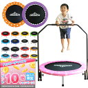 DABADA トランポリン 手すり付き 102cm 耐荷重110kg 27色