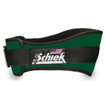 Schiek シーク リフティングベルト Model2004 グリーン 筋トレの必需品 ウエイトトレーニングに最適! トレーニングベルト・パワー・ボディビル・腹筋・背筋・腹圧を高めて腰痛予防に。