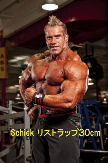 Schiek リストラップ 30cm ブラック レッドライン ベンチプレスの必需品 シーク 12インチ 黒 赤 筋トレ ウエイトトレーニング 手首の保護 リストサポーター リストバンド 筋肉 マッスル ビキニ…