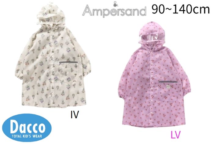 【10％OFF SALE セール】AMPERSAND アンパサンド 2024 春夏 総柄ランドコートB(90~140cm)L163024