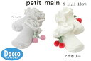 【小型宅配便(定形外)200円】Petit main プティマイン 2024 春夏 チェリーカップソックス(9~13cm)9641510【ネコポス不可】