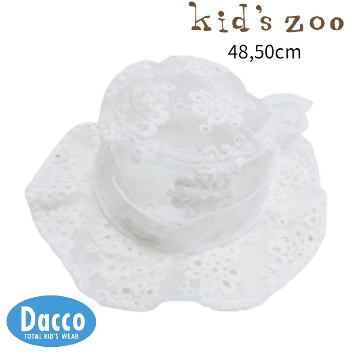 【10％OFF SALE セール】Kid's zoo キッズズー 2024 春夏 花オーガンジーハット・帽子(48,50cm)W43430