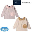 【50%OFF SALE セール】CRESCENT クレセント ファーポシェットブークレ裏起毛トレーナー(80~130cm)N62613 子供服 女の子 ガール...