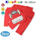 Kids Foret キッズフォーレ JR新幹線電車なりきり長袖パジャマ(90~140cm)B55790 子供服 男の子 ボーイズ 寝間着 ねまき 2025秋冬