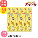 アンパンマン 風船パーティ ふんわりレジャーシート 2畳 4-5人用 180×180cm 可愛い 大判 大きい ビッグ 広い グッズ 手提げ袋付き アサヒ興洋 ...