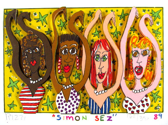 �������ॹ �ꥸ�� SIMON SEZ 3D ���륯�����꡼�� 1989