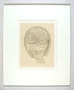 浜田知明 顔2 1975年 アクアチント