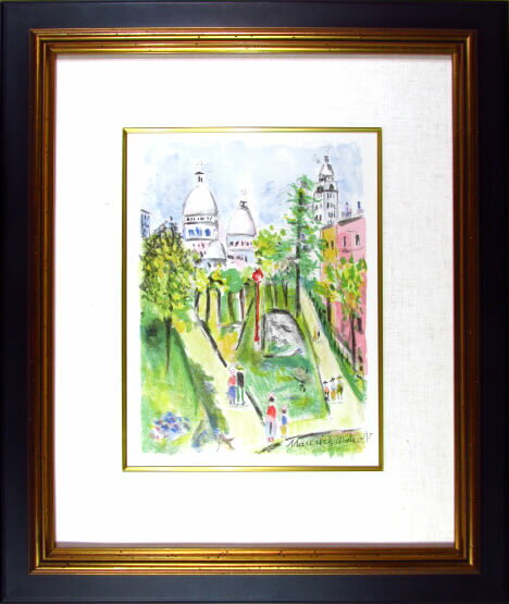 モーリス ユトリロ サンピエール広場 (パリキャピタル) リトグラフ 限定197部 1955年