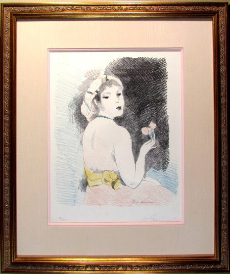 マリー ローランサン ローズあるいは一度だけの恋の女 リトグラフ 1930年 限定115部