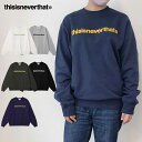 thisisneverthat ディスイズネバーザット メンズ T-ロゴ スウェット トレーナー パーカー T-Logo Crewneck トップス スウェット パーカー レティース メンズファッション