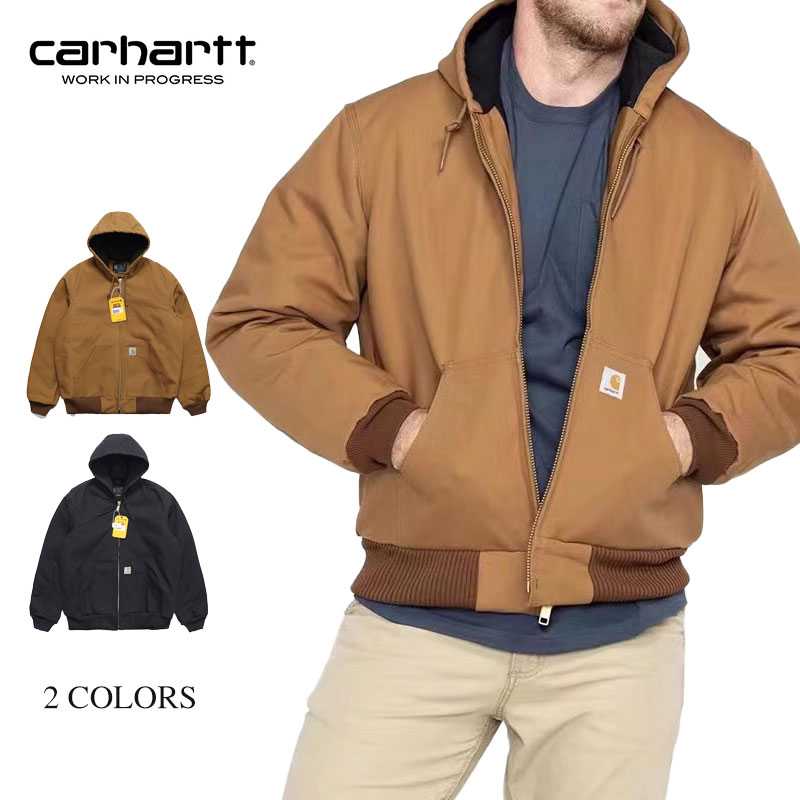 カーハート ブルゾン メンズ Carhartt カーハート ジャケット CARHARTT Duck Active Jacket メンズ ダック パーカー フード/ アウター ブルゾン 送料無料 大きいサイズ 大人気 カーハート