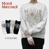 【MardiMercredi/マルディメクルディ】韓国パーカースウェットトップスシャツレディースファッションFLOWERMARDIフラワーマルディロゴ刺繍