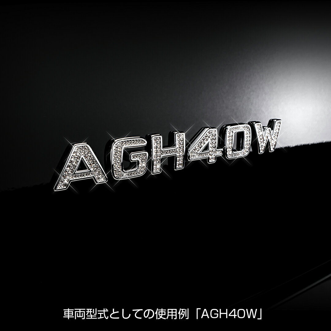 D.A.D ジュエリーイニシャルエンブレム アルファベット（ D ） SA737 車 DAD ギャルソン GARSON