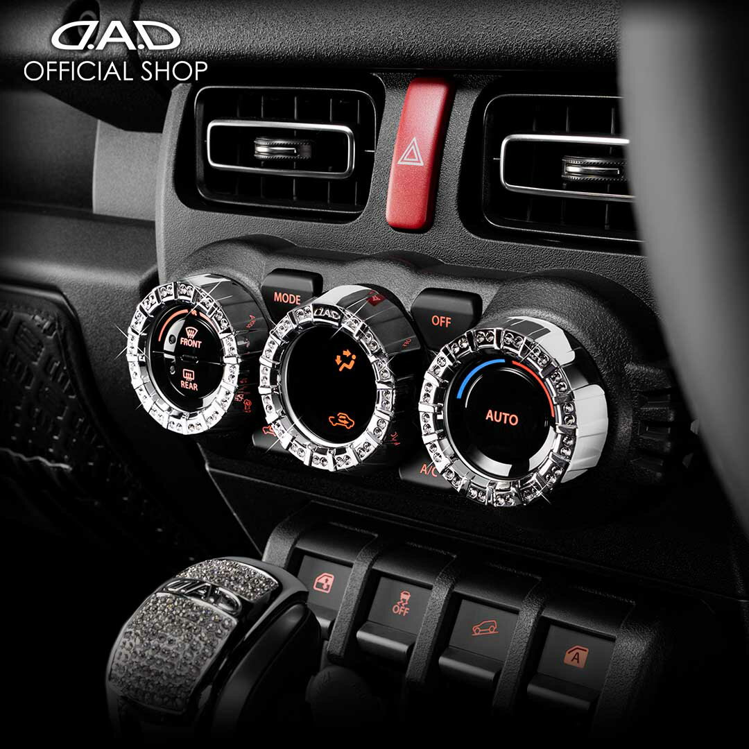 Rakuten - 【レビュー特典対象商品】D.A.D クリスタル A/C コントローラー - CRYSTAL A/C CONTROLLER - SB230（3個セット） JB64W/JB74W/JC74W ジムニー/シエラ/ノマド 車 DAD ギャルソン GARSON