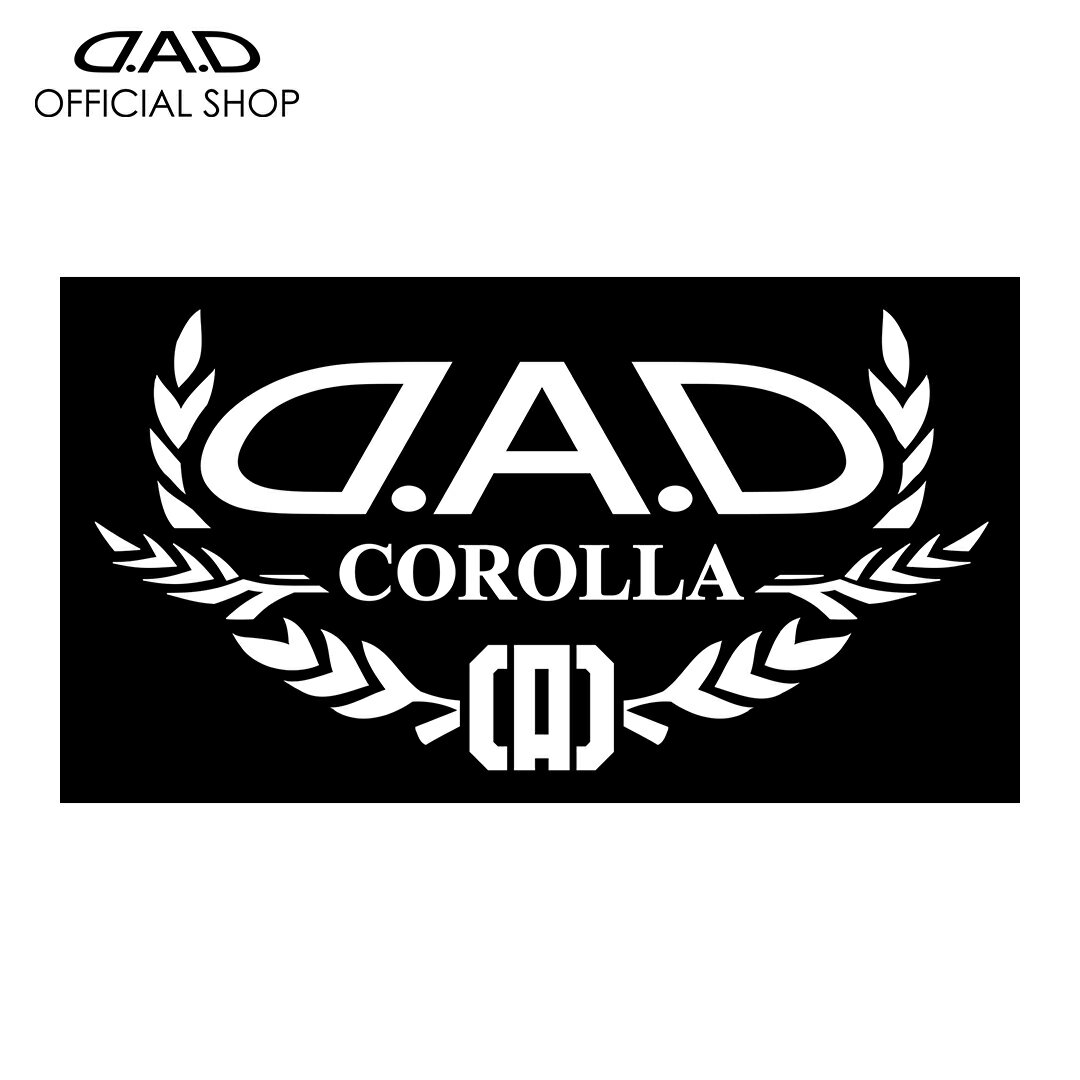 D.A.D オートモデルステッカー カローラ（COROLLA） ホワイト/ブルー/ピンク/レッド ST107 TOYOTA 車 DAD ギャルソン GARSON