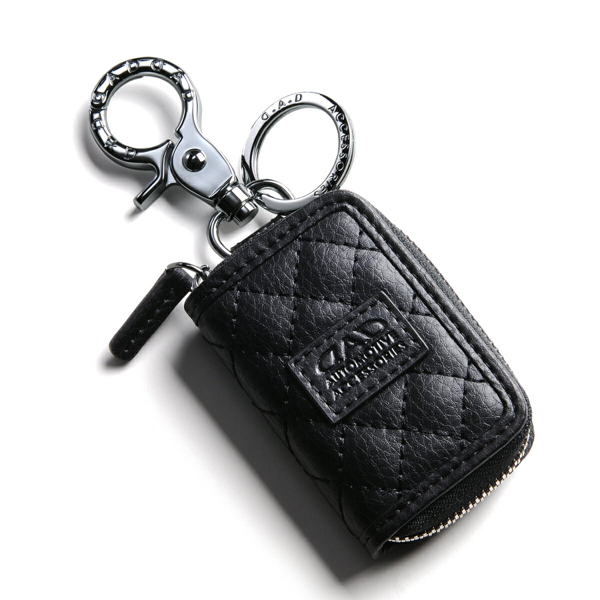 D.A.D LUXURY スマートキーケース2 HA591 タイプキルティングデザイン ブラック 車...